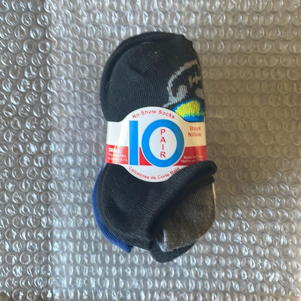 10 pair brand new small no show socks